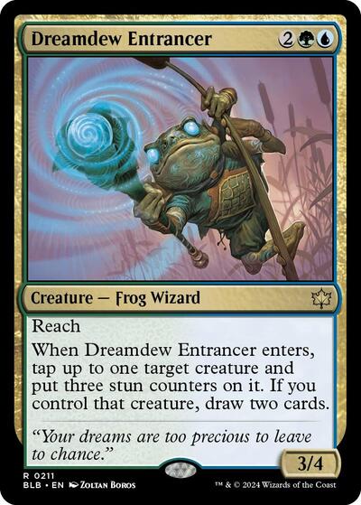 Dreamdew Entrancer (Bloomburrow) Light Play Foil