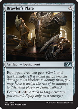 Brawler's Plate (Magic 2015 Core Set) Light Play