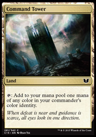 Command Tower (Commander 2015) Light Play