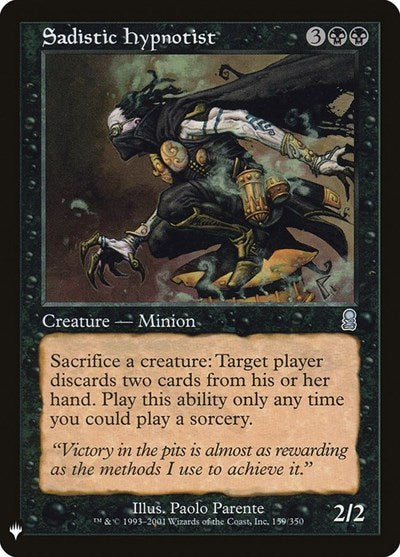 Sadistic Hypnotist (Mystery Booster) Light Play