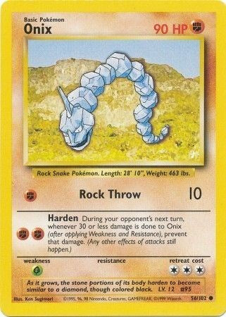 Onix (Base Set) Heavy Play