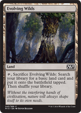 Evolving Wilds (Magic 2015 Core Set) Light Play