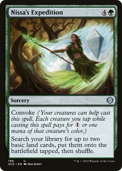 Nissa's Expedition (Commander 2022 Starter Decks) Light Play