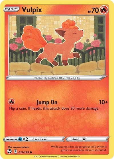 Vulpix (SWSH12: Silver Tempest) Light Play Reverse Holofoil