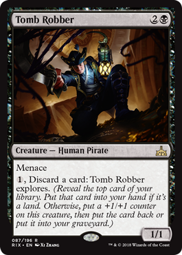 Tomb Robber (Rivals of Ixalan) Medium Play Foil