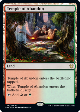 Temple of Abandon (Theros Beyond Death) Light Play