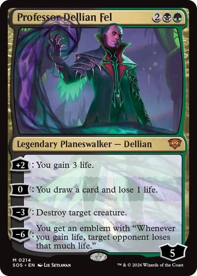 Professor Dellian Fel (Secrets of Strixhaven) Near Mint