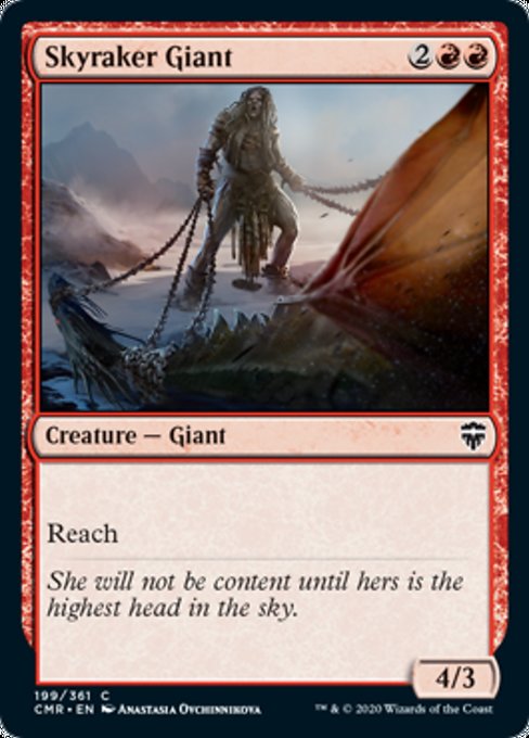 Skyraker Giant (Commander Legends) Light Play