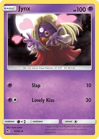 Jynx (Hidden Fates) Light Play