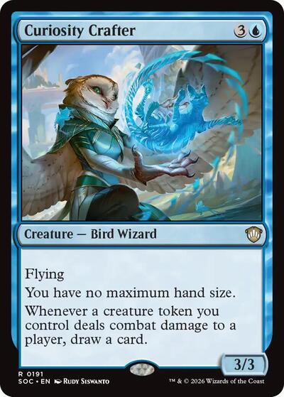 Curiosity Crafter (Commander: Secrets of Strixhaven) Light Play