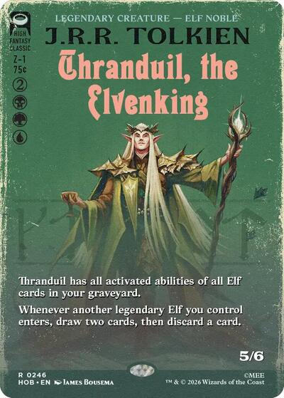 Thranduil, the Elvenking (Borderless) (The Hobbit) Light Play Foil
