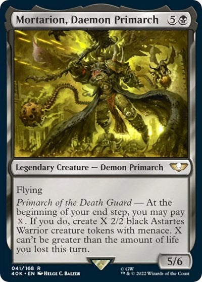 Mortarion, Daemon Primarch (Universes Beyond: Warhammer 40K) Light Play