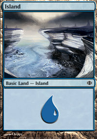 Island (235) (Shards of Alara) Light Play