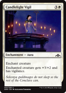 Candlelight Vigil (Guilds of Ravnica) Light Play Foil