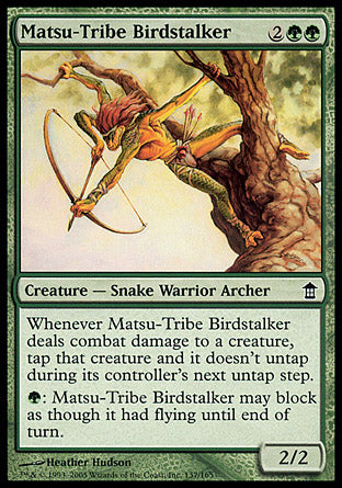 Matsu-Tribe Birdstalker (Saviors of Kamigawa) Light Play