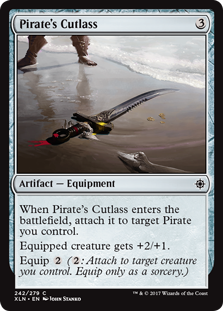 Pirate's Cutlass (Ixalan) Light Play