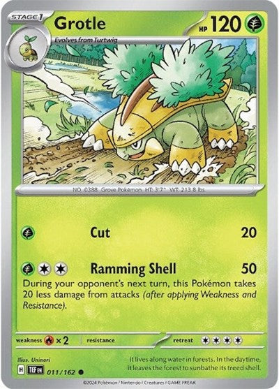 Grotle - 011 (SV05: Temporal Forces) Light Play Reverse Holofoil