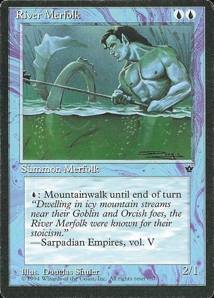 River Merfolk (Fallen Empires) Light Play