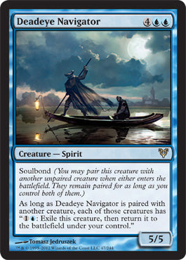 Deadeye Navigator (Avacyn Restored) Light Play