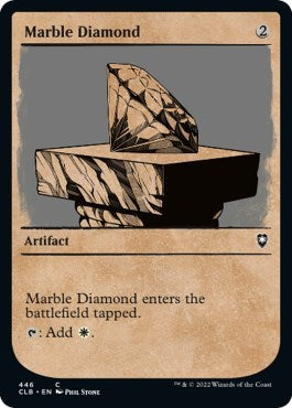Marble Diamond (Showcase) (Commander Legends: Battle for Baldur's Gate) Light Play