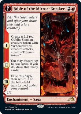 Fable of the Mirror-Breaker (Kamigawa: Neon Dynasty) Light Play