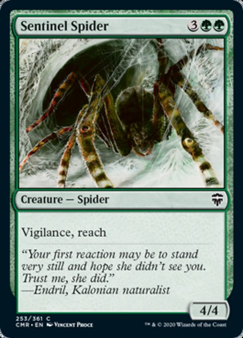 Sentinel Spider (Commander Legends) Light Play
