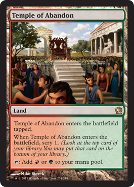 Temple of Abandon (Theros) Damaged / Poor