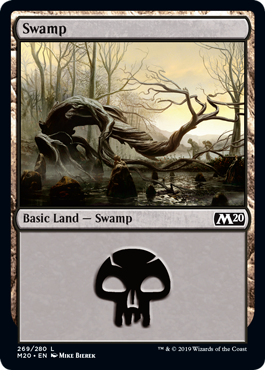 Swamp (269) (Magic 2020 Core Set) Light Play