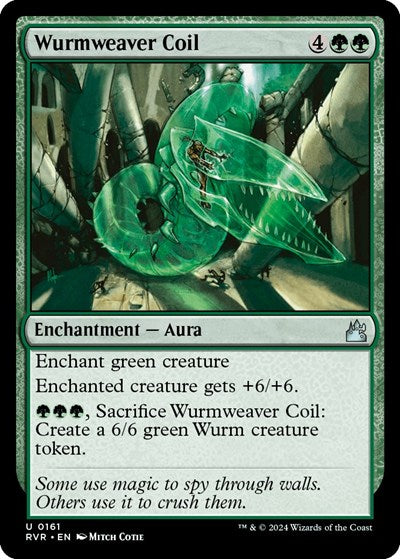 Wurmweaver Coil (Ravnica Remastered) Light Play