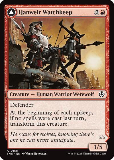 Hanweir Watchkeep (Innistrad Remastered) Light Play