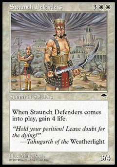 Staunch Defenders (Tempest) Light Play