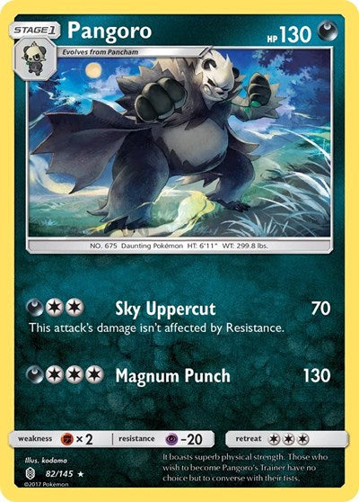 Pangoro (SM - Guardians Rising) Medium Play