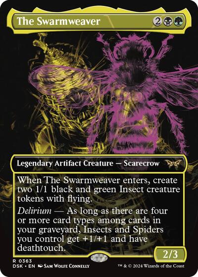 The Swarmweaver (Showcase) (Duskmourn: House of Horror) Light Play