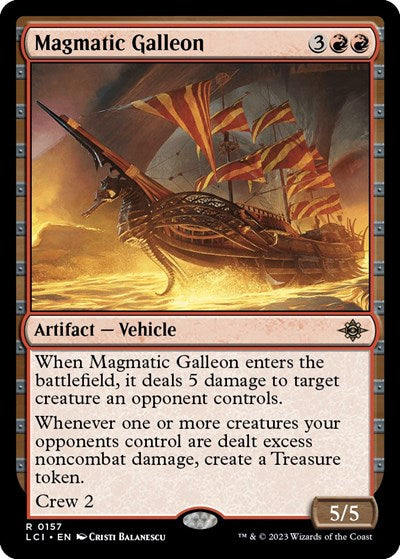 Magmatic Galleon (The Lost Caverns of Ixalan) Light Play