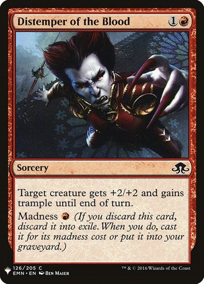 Distemper of the Blood (Mystery Booster) Light Play