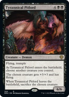 Tyrannical Pitlord (Dominaria United) Light Play