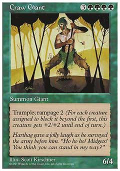 Craw Giant (5th Edition) Light Play