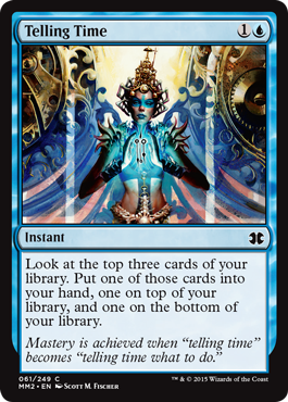 Telling Time (Modern Masters 2015) Light Play Foil
