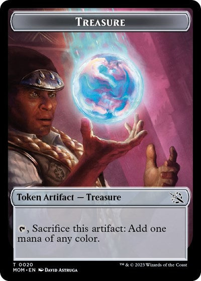 Treasure Token (0020) (March of the Machine) Light Play