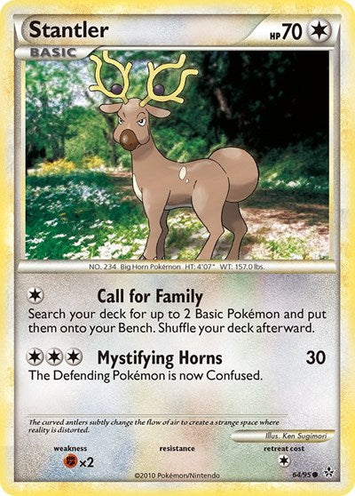 Stantler (Unleashed) Light Play Reverse Holofoil