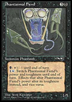 Phantasmal Fiend (Close-up) (Alliances) Light Play