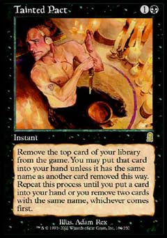Tainted Pact (Odyssey) Light Play