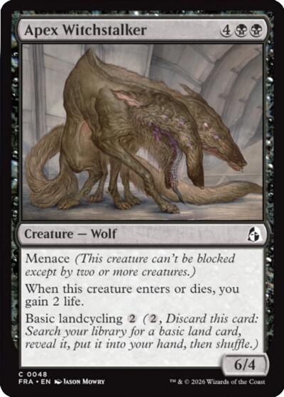Apex Witchstalker (Reality Fracture) Light Play Foil