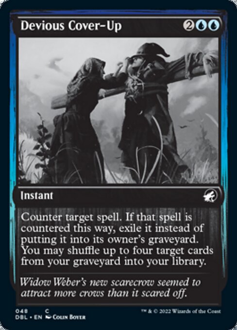 Devious Cover-Up (Innistrad: Double Feature) Light Play