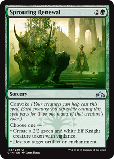 Sprouting Renewal (Guilds of Ravnica) Light Play