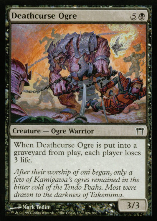Deathcurse Ogre (Champions of Kamigawa) Light Play
