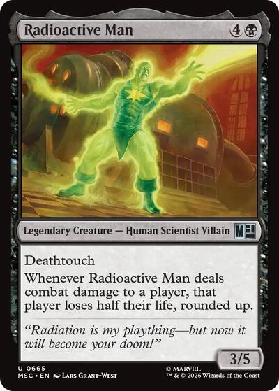 Radioactive Man (Commander: Marvel Super Heroes) Light Play Foil