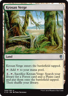 Krosan Verge (Commander 2016 Edition) Light Play