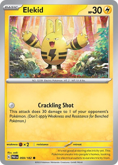 Elekid (Scarlet and Violet: Paradox Rift) Light Play