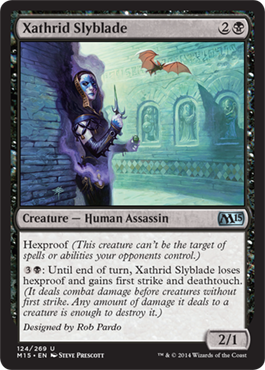 Xathrid Slyblade (Magic 2015 Core Set) Light Play